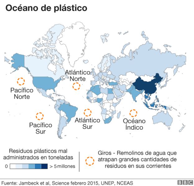 La preocupante velocidad a la que está creciendo la gran isla de basura del Pacífico que ya tiene tres veces el tamaño de Francia