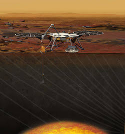 La nave InSight de la NASA aterrizó en Marte sobre una