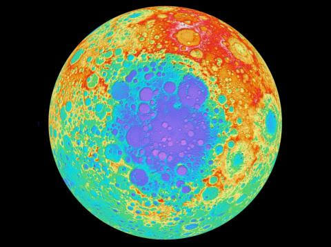 Hallan una misteriosa y enorme masa metalica enterrada en la Luna