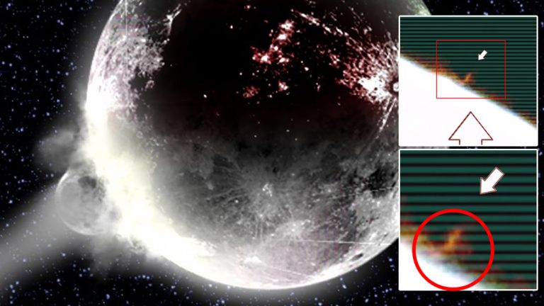 Enorme objeto se estrella contra la Luna, causa tres explosiones y es captado en vídeo.