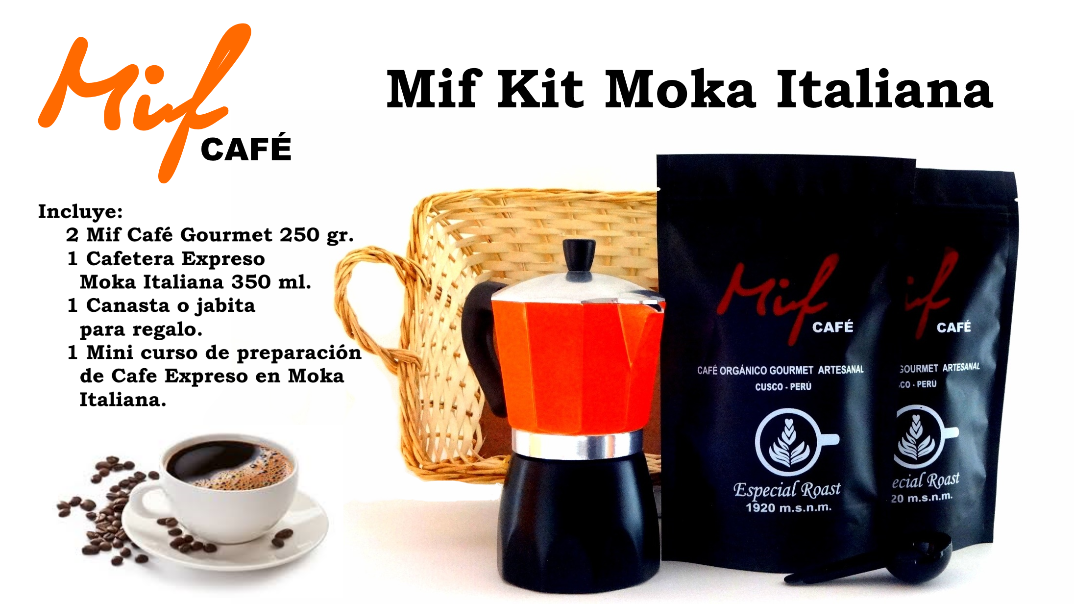 Kit Mif Café Moka Italiana para regalo!